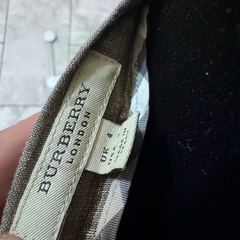 Burberry Gold A-Line Skirt - Picture 8 of 9